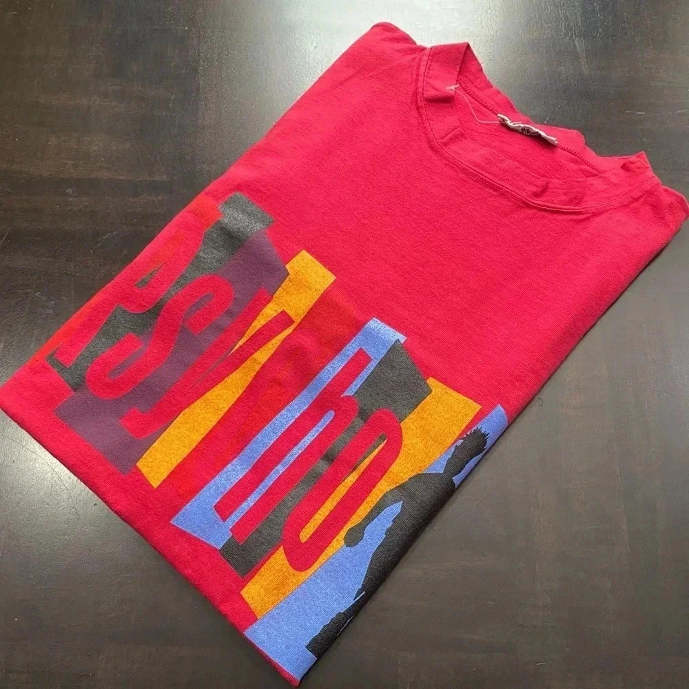 Vintage 90s Psycho Wear Men's Graphic T Shirt Sz XXL Red NWOT Very Rare